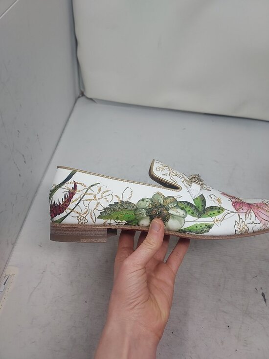 Christian Louboutin MENS White Dandyswing Floral Loafer main image 10